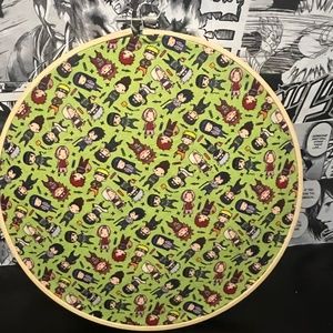 Naruto Themed Round Pinboard